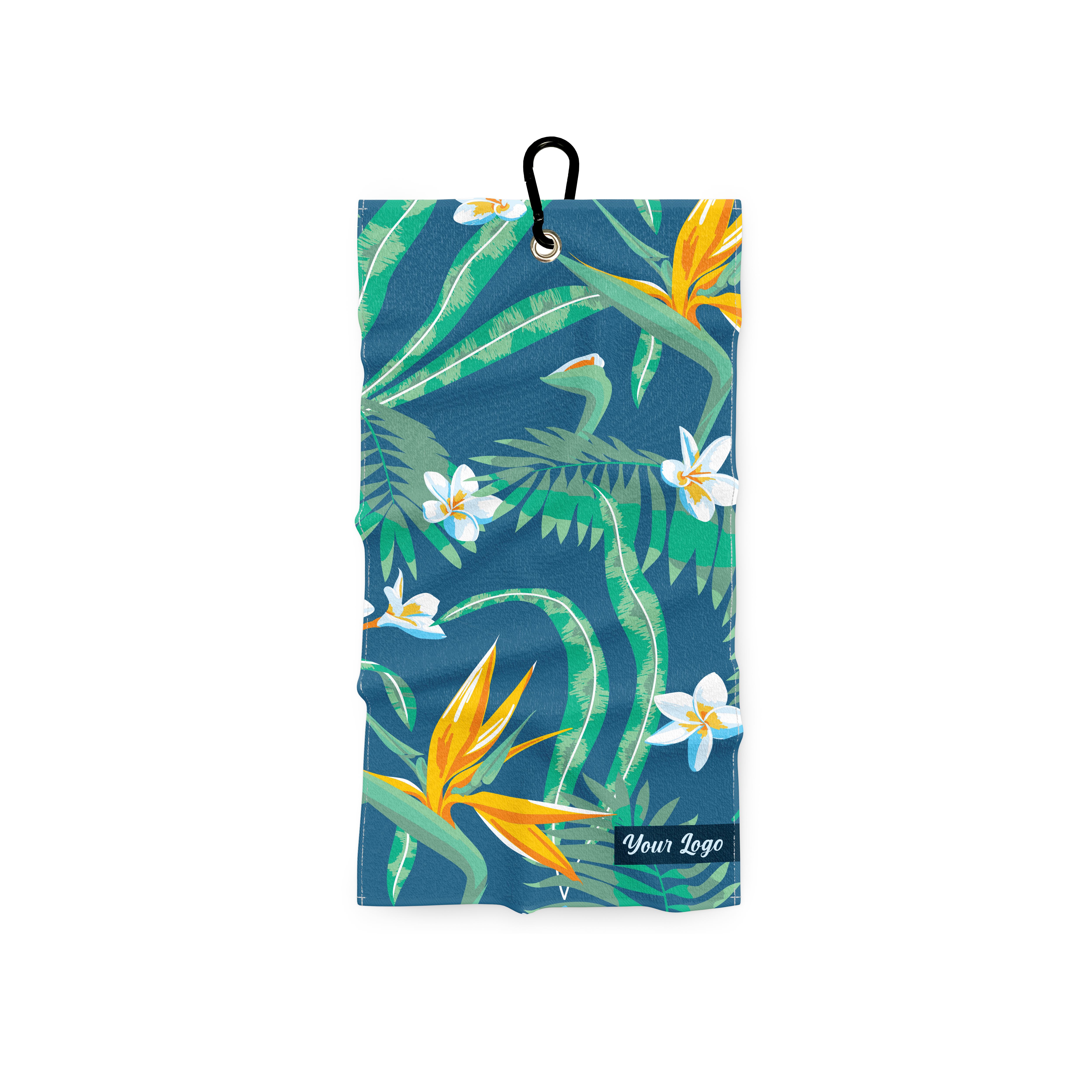 7.5"x15" Custom Fishing / Brewery / Golf Towel - Add Your Logo