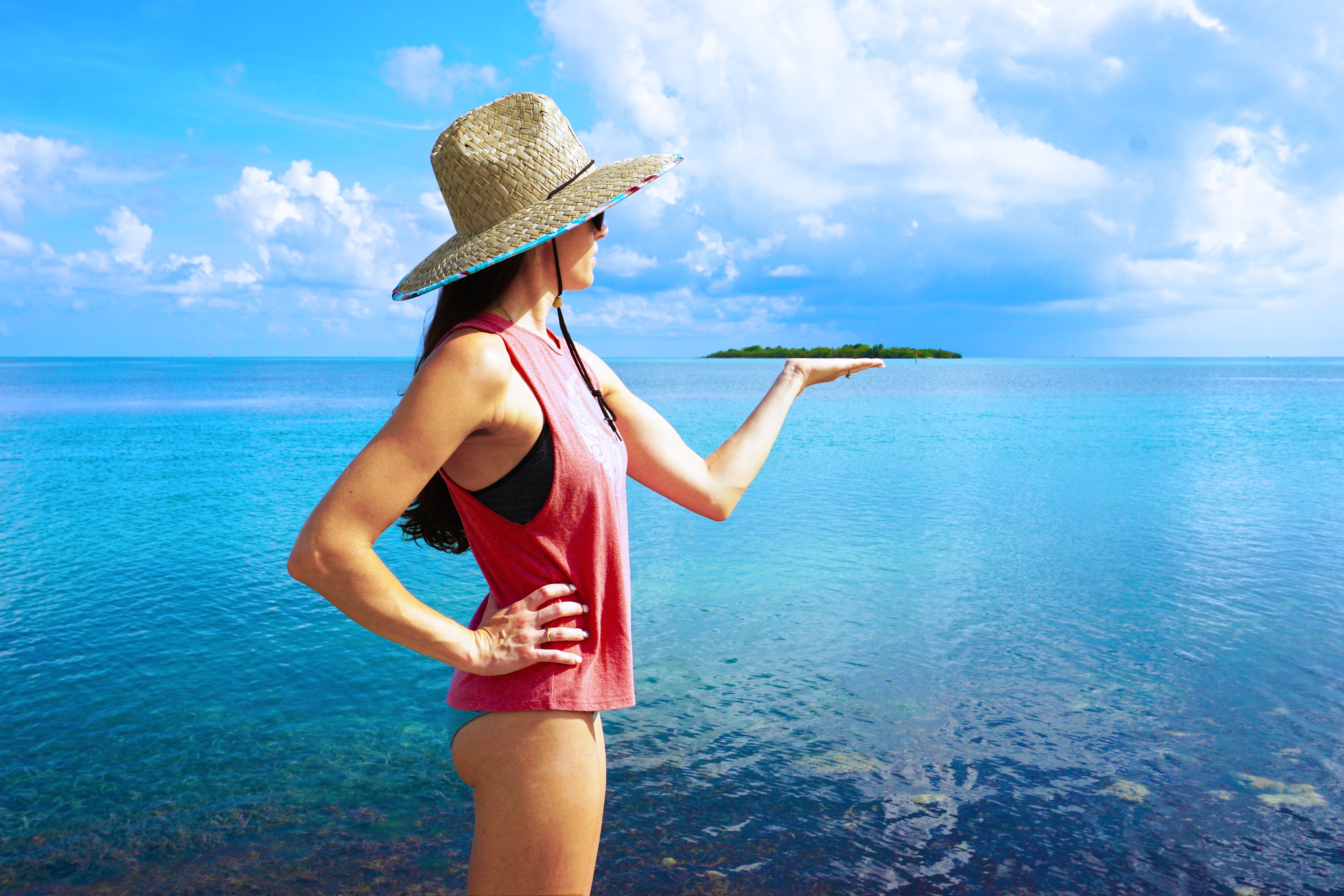 Small Fit Custom Straw Hat- Add Your Branding