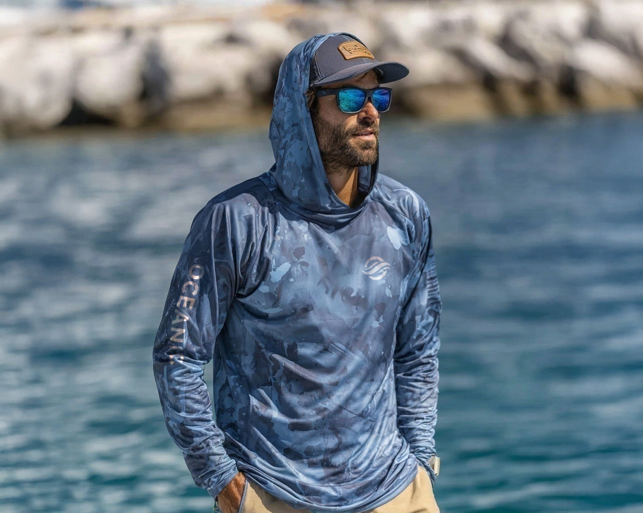 Men's Hooded UV Shirt - 100% Custom – Slant Six Custom