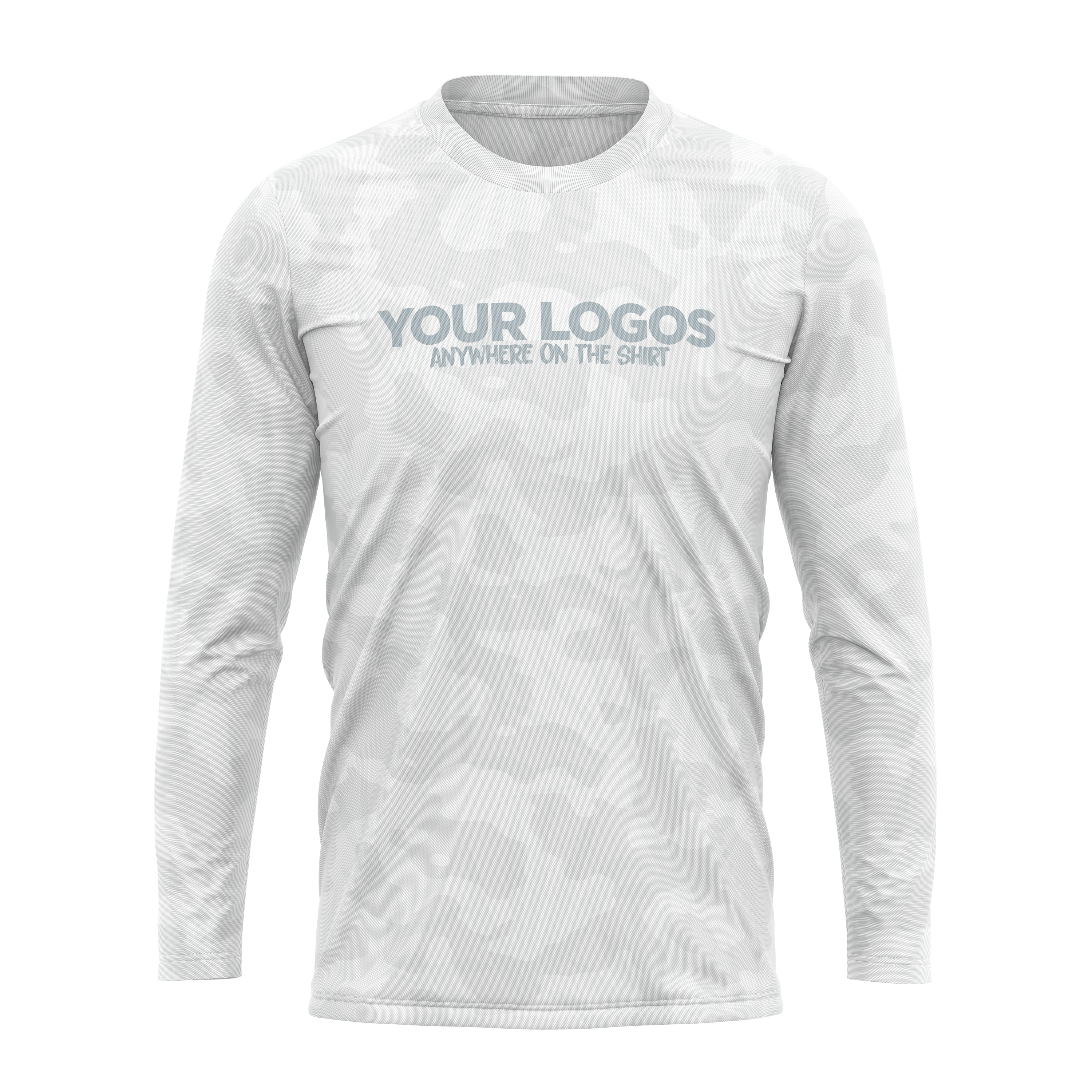 Men's Long Sleeve UV Shirt + Add Your Logo