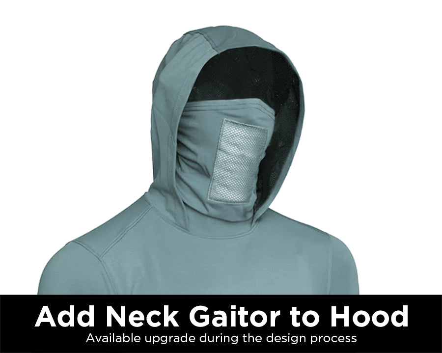 Men's Hooded UV Shirt - 100% Custom