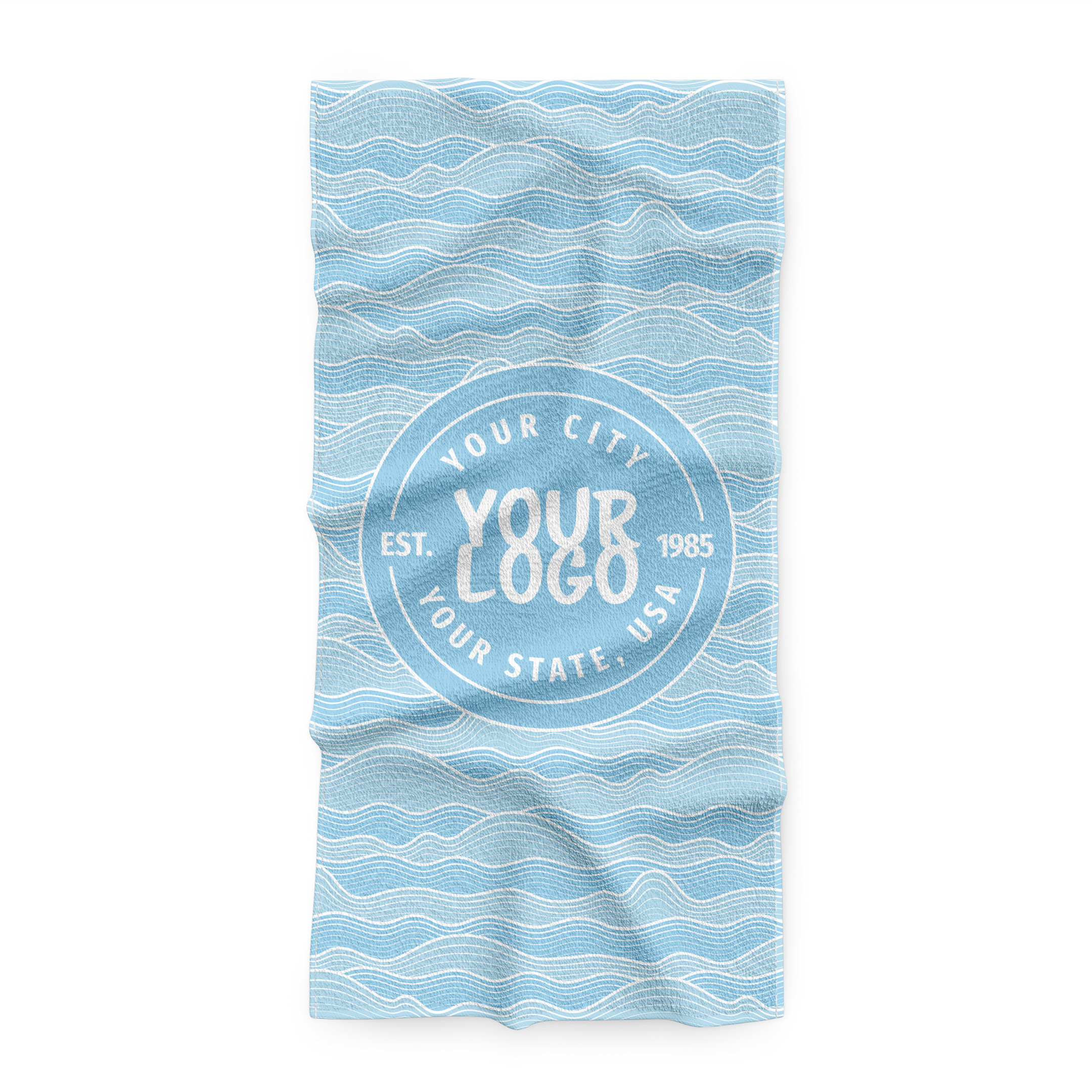 30"x60" Custom Beach Towel- Add Your Logo